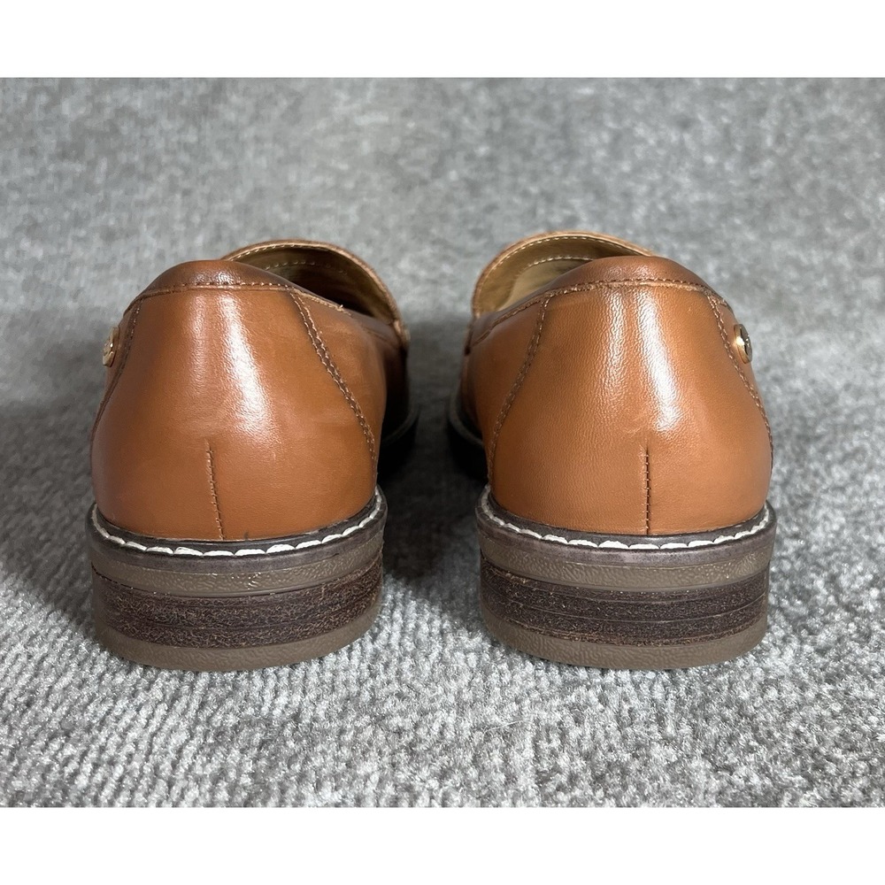 Easy Spirit Jaylin Leather Slip On Loafer Womens Sz 7M Brown Flex Tech Easy Arch - Picture 2 of 12